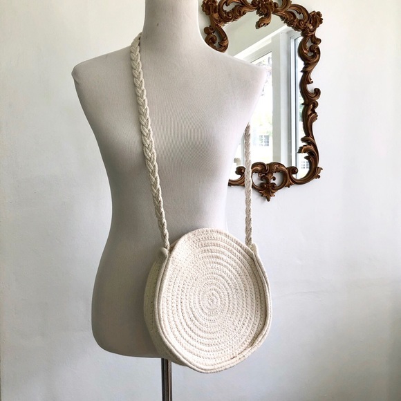 Urban Outfitters Cotton Rope Style Crossbody Bag - Picture 4 of 7